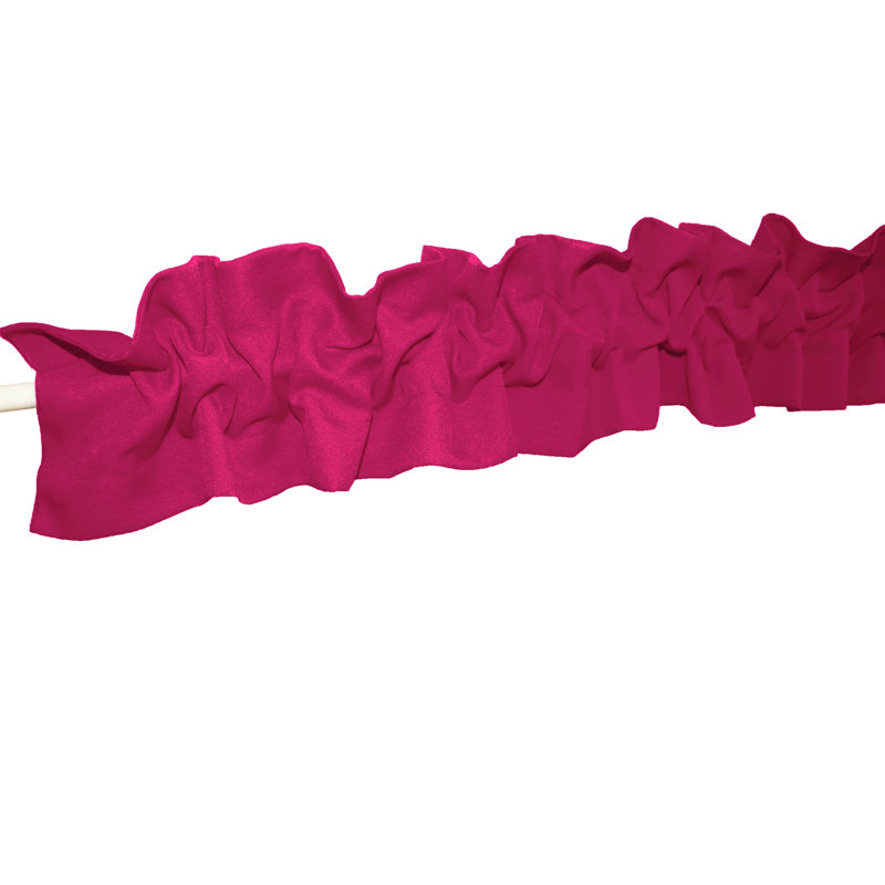 Window Valance, 72" W x 7" L, Fuchsia