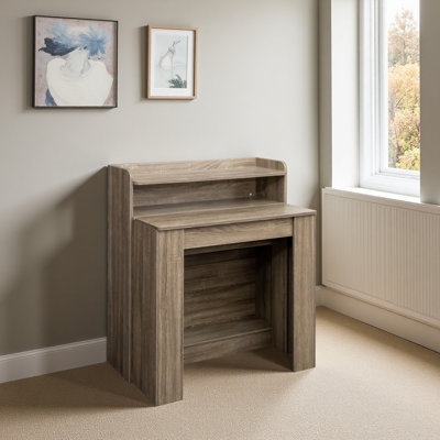 Table de salle à manger extensible moderne avec rangement