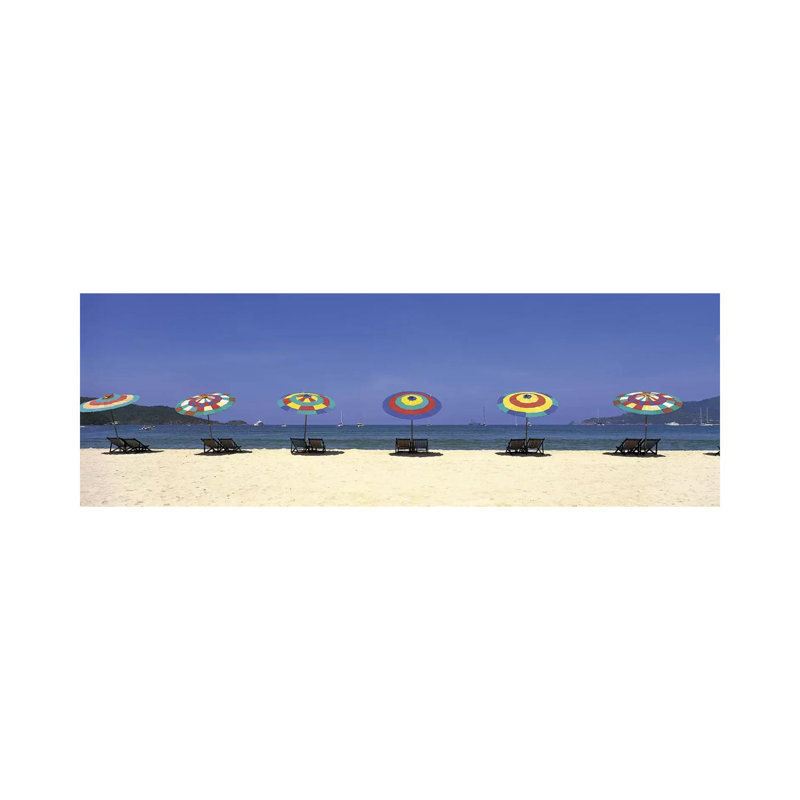Beach Phuket Thailand by Panoramic Images - Wrapped Canvas Panoramic Print, 30.48 cm H x 91.44 cm W x 1.91 cm D