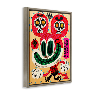 Caricature flottante Bright Mexico, design par Jorge R. Gutierrez