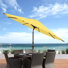 Parasol de patio inclinable 10 pi résistant aux rayons UV