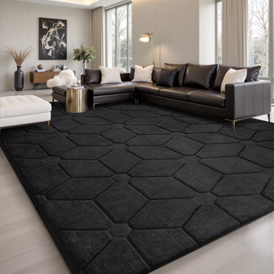 9x12 Area Rugs for Living Room, Soft Large Area Rug Fluffy Rugs for Bedroom，Machine Washable Area Rug Non Slip Carpet Rug for Living Room Playroom Kids Room Home Decor