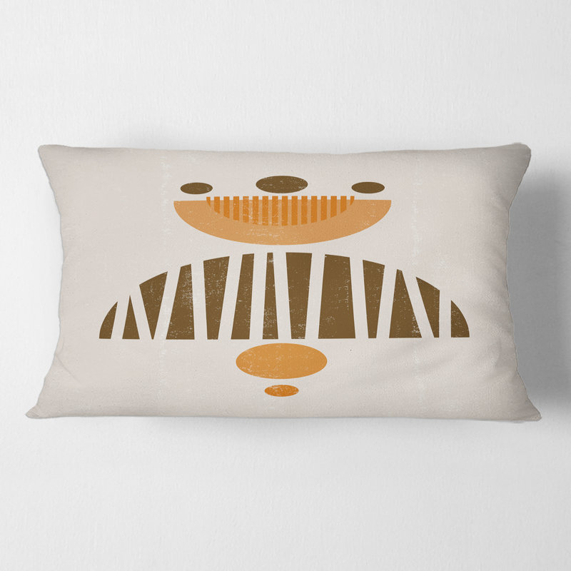 Housse de coussin rectangulaire et insert Minimal Sun and Moon IV