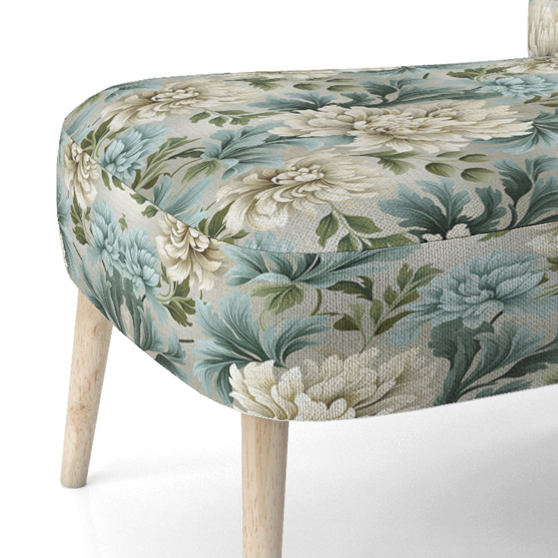 Chaise d'appoint Petal Symphony Green Damask Harmony