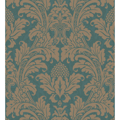 Albemarle Blake Damask Wallpaper Roll