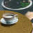 East Urban Home Autumn Fitted Round Tablecloth Ginger Chocolate-43151566