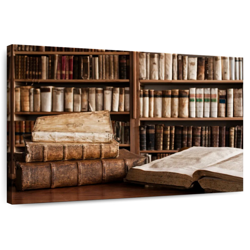 Kerner Home Library, 32" H x 48" W