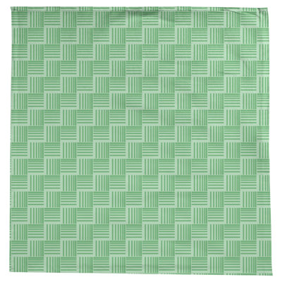 Classic Basketweave Stripes Tablecloth