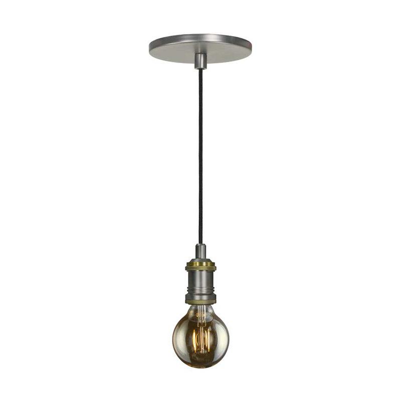 Parthenia 1 - Light Single Pendant, Brass
