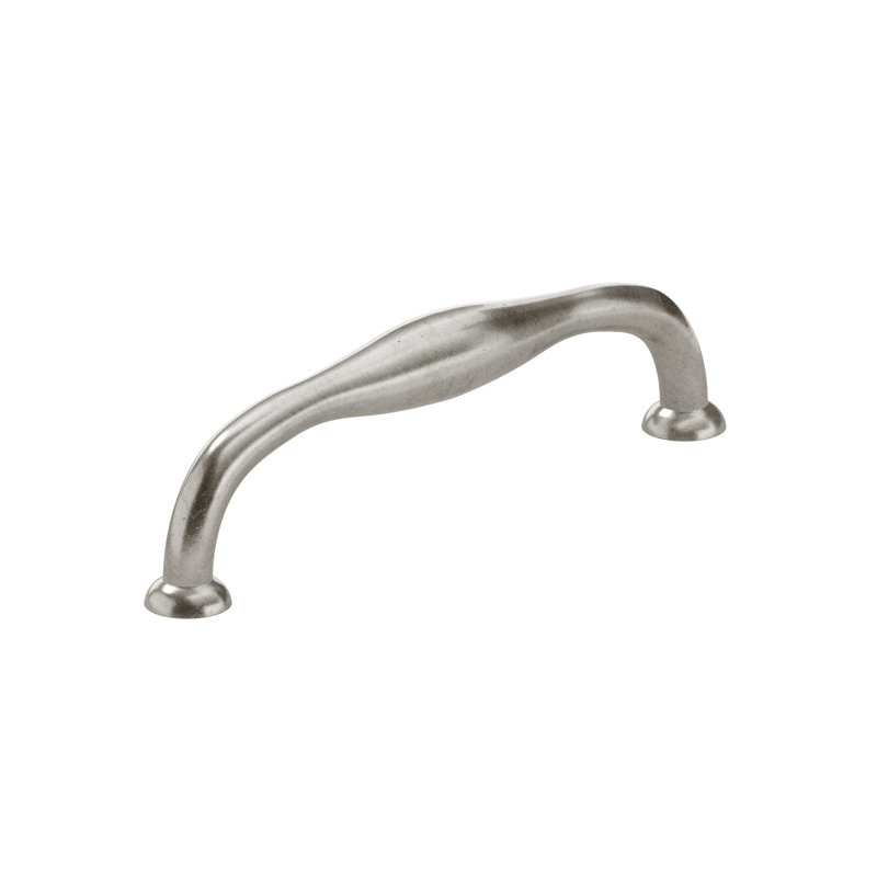Poignée en fer, Nickel poli antique Newcastle, 5 1/32"
