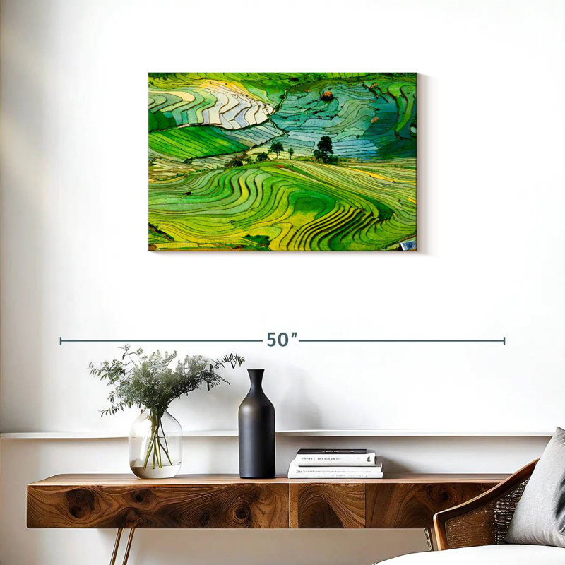 Rizières Alvord Lao Cai, H 20 po x l 30 po