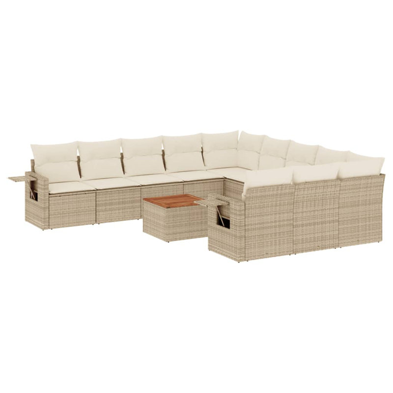 Ensemble de canapé de jardin Vidaxl, Beige