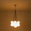 13 - Light Chandelier Cluster Chandelier with Metal Accents 