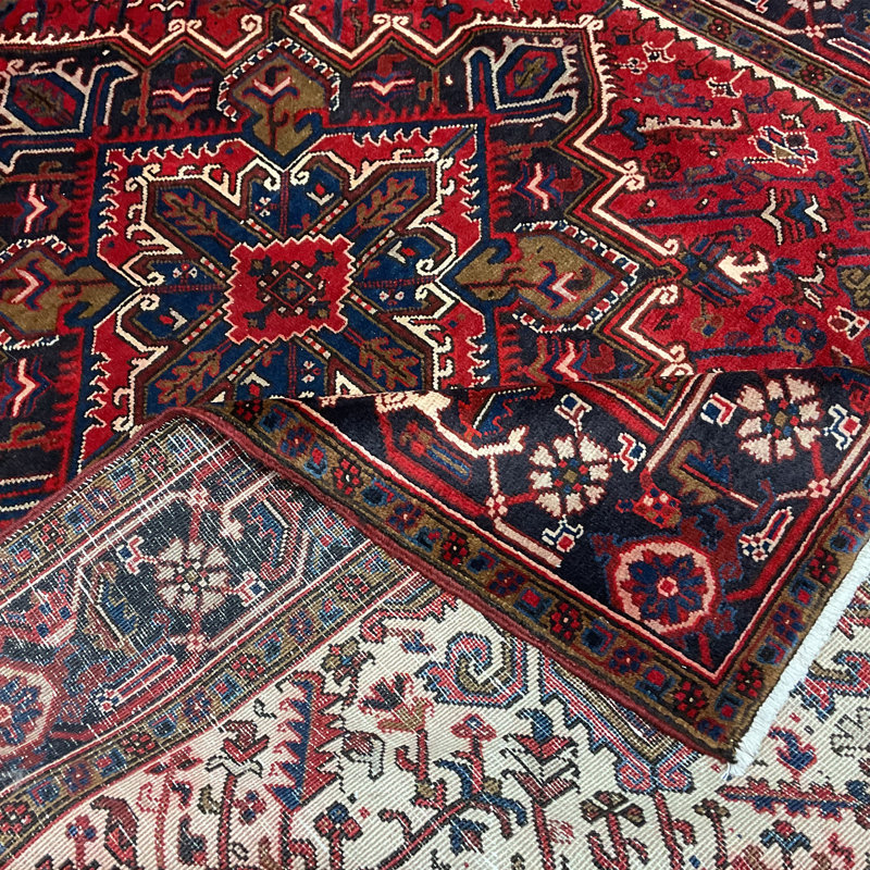 HERAT ORIENTAL Handmade Heriz Wool Rug