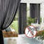2 panneaux de rideaux anti-moustiques d'extérieur pour patio, imperméables, passe-tringle Airy-904832411-904832415