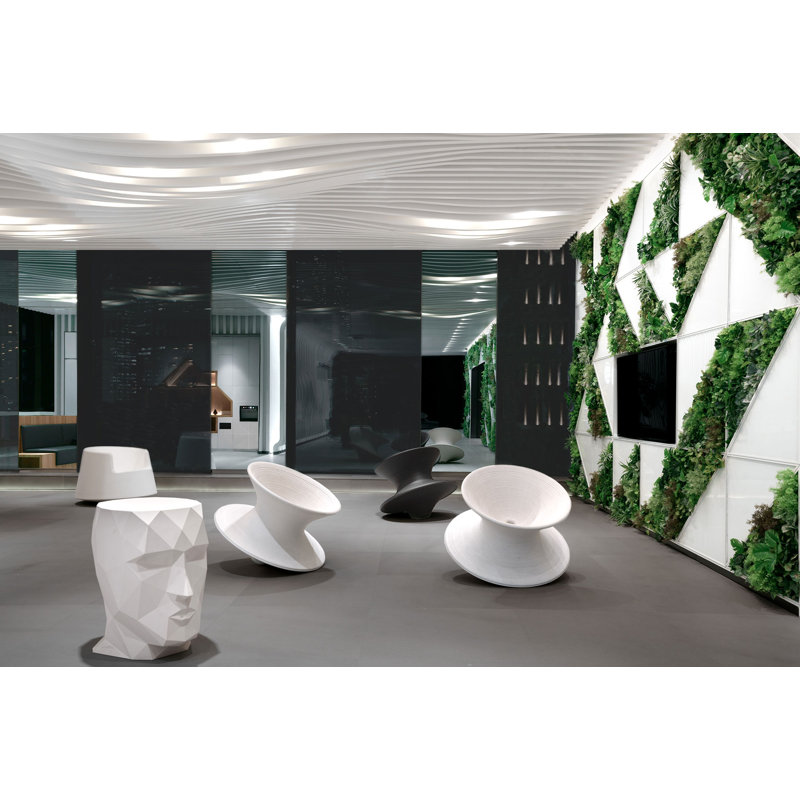 ADAN Stool (Indoor/Outdoor), Ecru