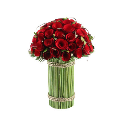Bouquet de fleurs artificielles 11,5 po