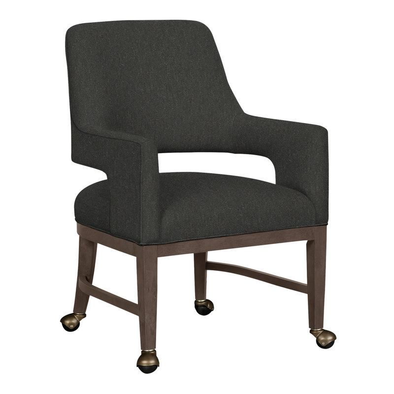 Chaise avec accoudoirs Josie Grande, Polyester saule 9953, Mica