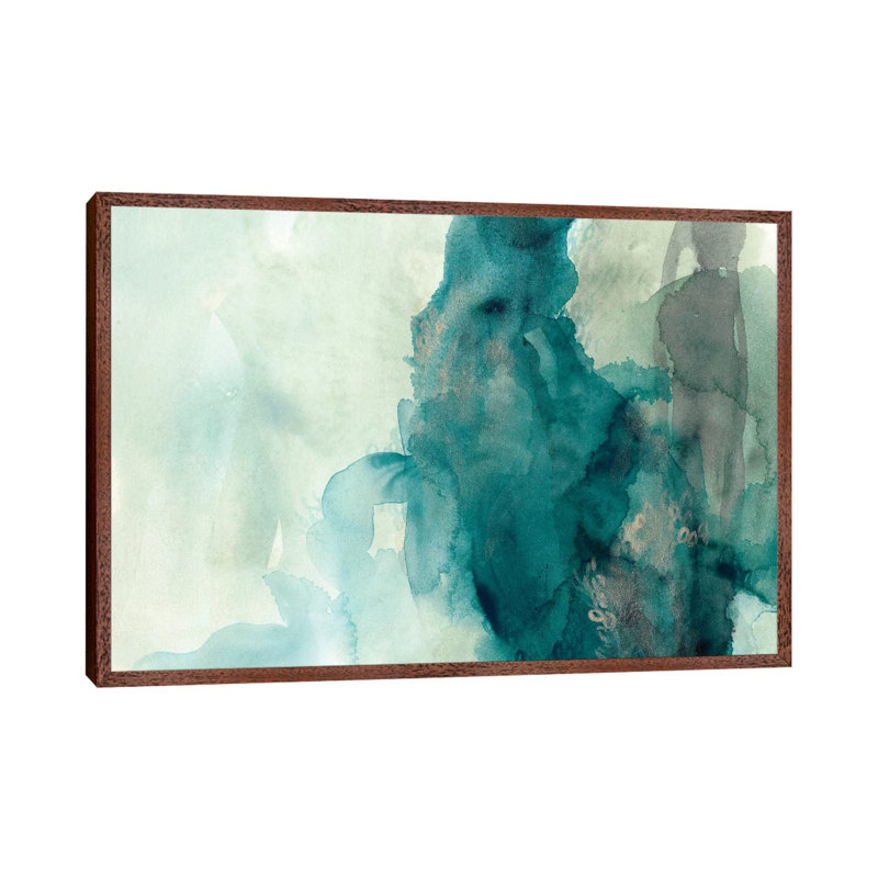 Hydro II 1 Piece Painting on Canvas, 152.5 cm H x 101.5 cm W, Classic Wood Floater Framed
