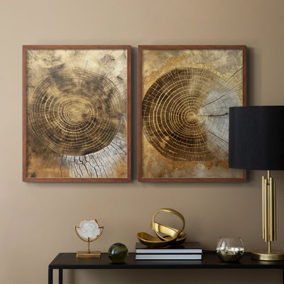 ABSTRACT Series CCXI - reproduction encadrée de qualité supérieure - prête à être accrochée - aucun clou requis - aucun clou requis