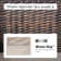 Outdoor Wicker Patio Side Table