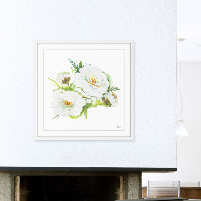 Blanc Innocence - reproduction de cadre photo, H 12 po x l 12 po