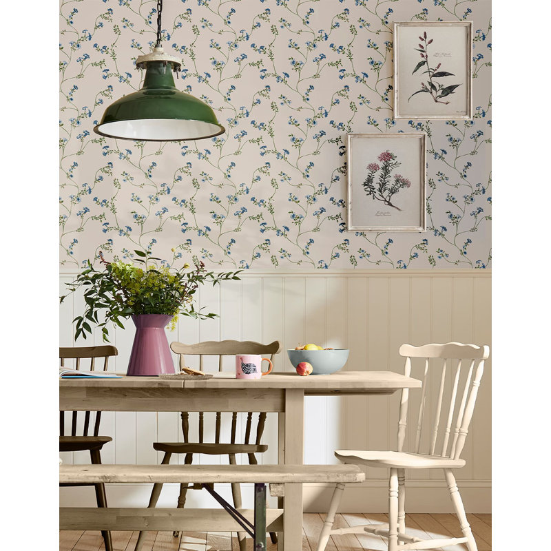 Joules Robey Cottage Floral Creme Wallpaper