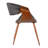 Kaleem Mid-Century Upholstered Dining Chair in Wood Finish-1287529705-1262555490