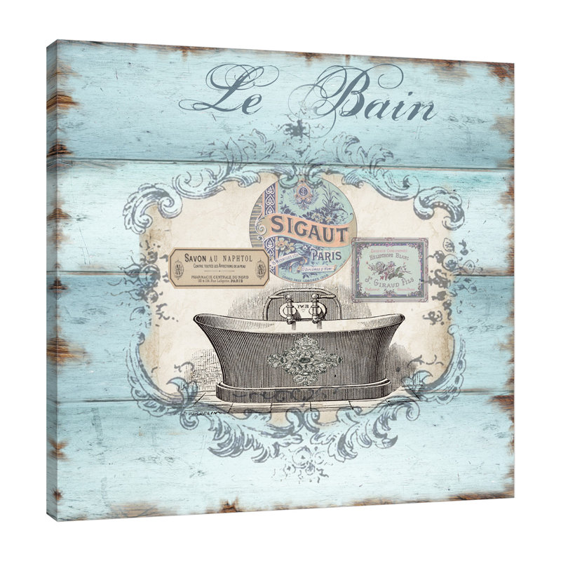 French Bath by Tre Sorelle Studios - Wrapped Canvas Print, 60.96cm H x 60.96cm W