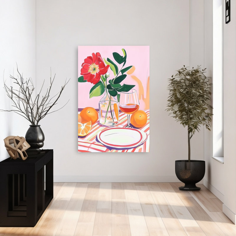 «Vibrant Still Life», impression d'art mural coloré et vibrant, 48" H x 32" W