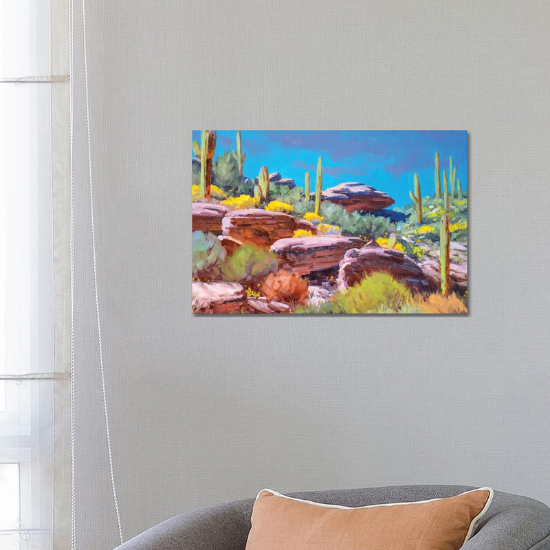 Desert Bloom by Cody DeLong - Wrapped Canvas Gallery-Wrapped Canvas Giclée, 66.04 cm H x 45.72 cm W x 3.175 cm D