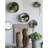 Farmhouse Round Metal Wall Planter, 5 Piece