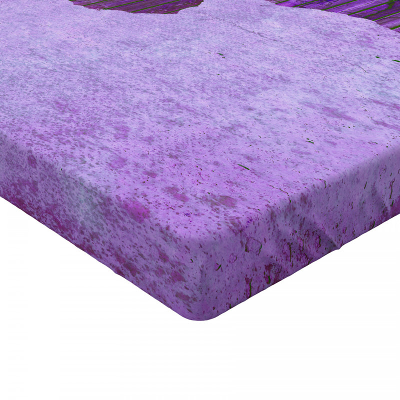 Microfiber Patterned Fitted Sheet, Full Fitted Sheet