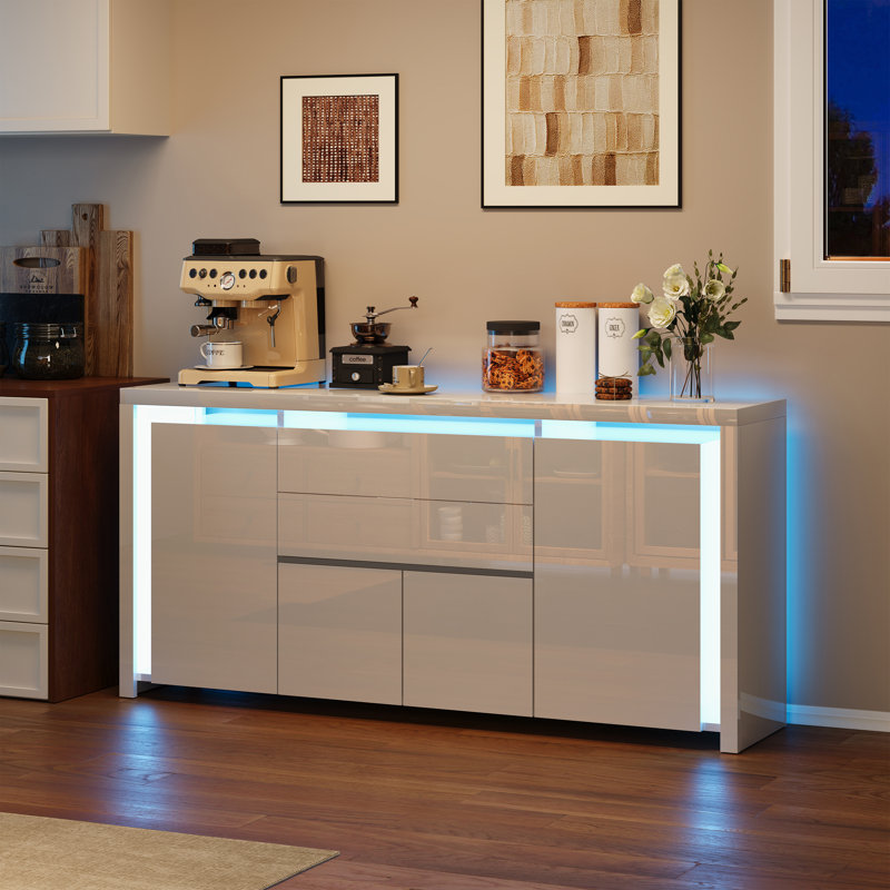 160cm Sideboard, White