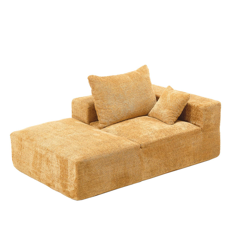 Lazy Leisure Sofa, Practical And Changeable Sofa, Yellow