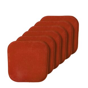 Sweet Home Collection Indoor-Outdoor Reversible Patio Seat Cushion Pad 4 Pack