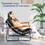 Fauteuil d'appoint moderne, fauteuil de salon confortable avec structure en métal