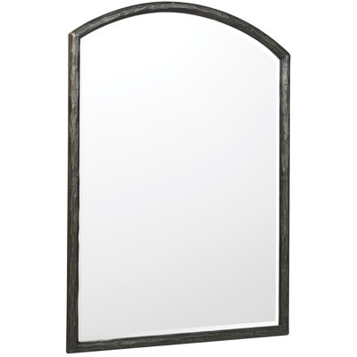 Driftwood Metal Arch Mirror