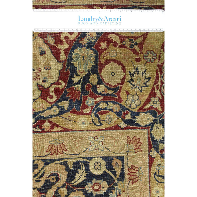 Cloud Band One-of-a-Kind 7'11" x 10'4" New Age Area Rug in Blue/Navy/Red