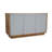 Morea Brown Three Door Credenza