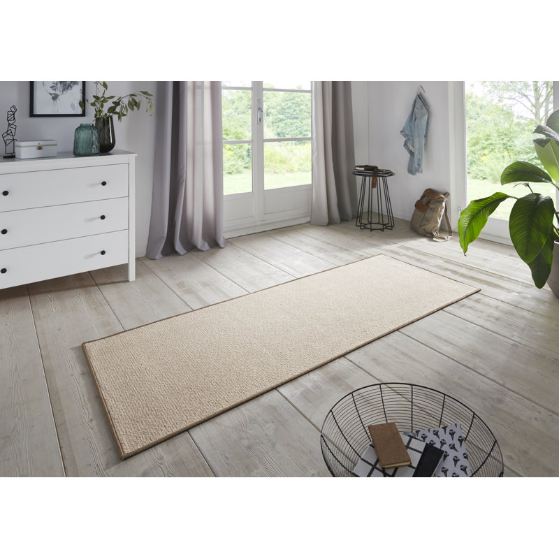 Bouclé Tufted Beige Rug, Rectangle 80 x 150 cm