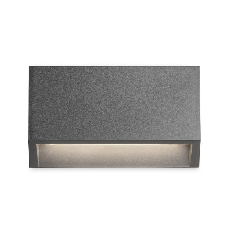 Graphite 6cm H Integrated LED Outdoor Sconce