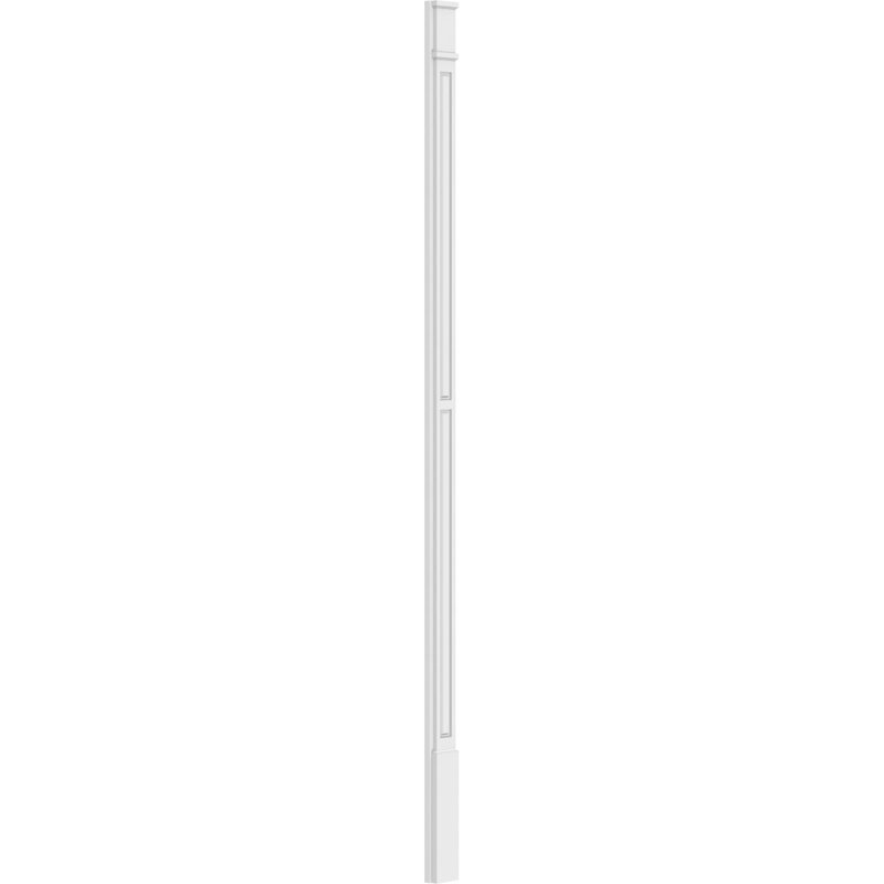Pilastre en PVC TruCraft, 120 po, 5", Base et chapiteau décoratifs