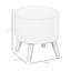Tabouret rond avec repose-pieds HOMcom-1568792911