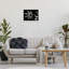 Fougères et feuilles sur giclée noire encadrée, design par Phillipa Katz-1129914766-1129914765