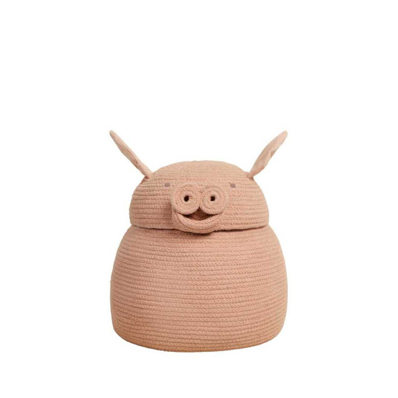 Lorena Canals The Animal Crew Cotton Blend Decorative Basket