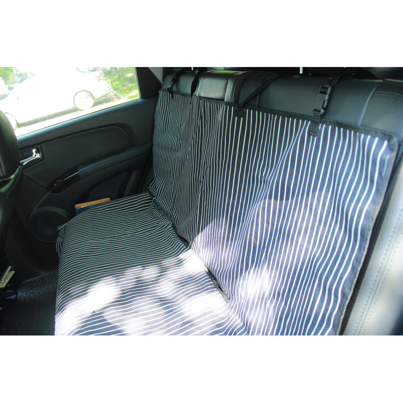 Housse de protection intégrale pour siège arrière Pet Life Open Road pour enfant, chat ou chien, bleu marine.