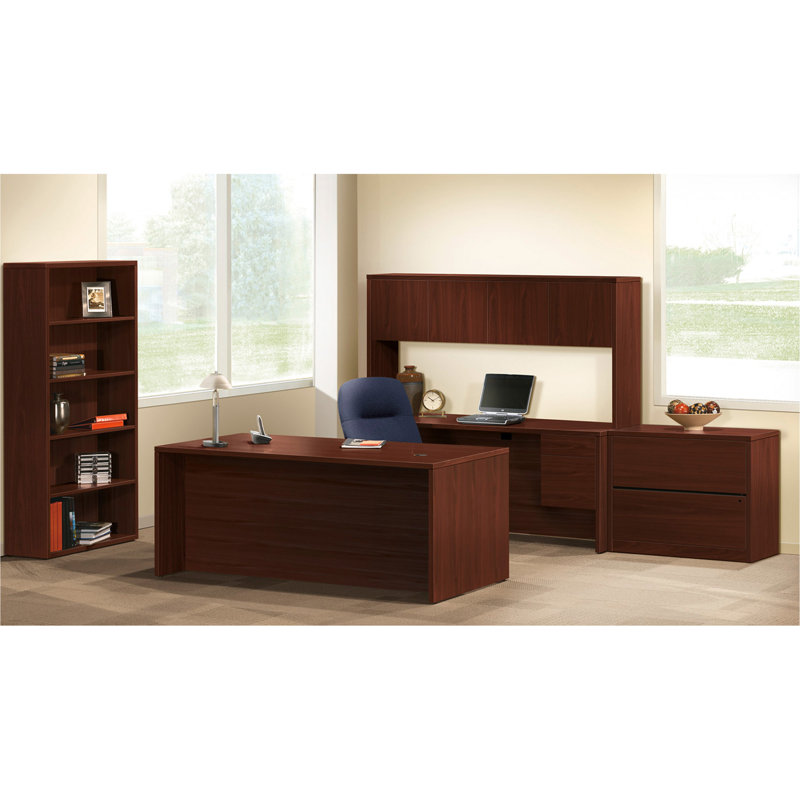 Huche de bureau 10500 Series, H 5 po x l 36,38 po x P 44,88 po, Acajou