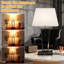Ensemble de 2 lampes de chevet à contrôle tactile avec deux ports de charge USB, 3 lampes de table à DEL à intensité variable pour table de chevet, chambre à coucher, salon et bureau