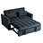 3 In 1 Convertible Sleeper Sofa Bed-1115119823